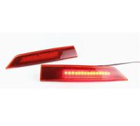 Generico 2 Pezzi Per Ford Per Transit Per Custom 2016-up 12V LED 3rd Third Luce Freno Posteriore High Level Mount Stop Lamp Accessori OEM # 2009953 Terza Luce Di Stop A Led Posteriore(Red Lens)