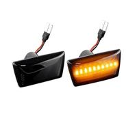 Generico 2 Pezzi Per Opel Adam Per Insignia A Per Meriva B Per Zafira Per Astra J H Per Corsa D E LED Lampeggiante Luci Di Posizione Laterali Lampada Freccia Specchietto Laterale(2pcs NoDynamic)