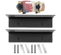 Generico 2 pezzi Skateboard Wall Monte | 7.09x4.92x1.57 pollici ganci da skateboard | Porta del Longboards riutilizzabile, forniture per garage per casa, studio