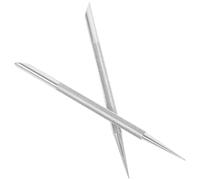 Generico 2 pezzi Strumenti Manicure Acciaio per Cuticole Spingi Cuticole e Rimuovi Morta Doppia Punta Multifunzionale per Nail Art e Pedicure Professionale