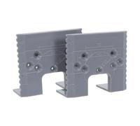 Generico 2 Pezzi Strumento per Montaggio Cerniere Armadio in Plastica, Guida Rapida per Allineamento Cerniere Porte Cucina, per Installazioni Mobili