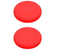 Generico 2 pezzi tappi di presa del pollice per Switch 2 Controller per Joy-Con, tappi Joystick in silicone confortevole Pulsante di presa del controller bastone Copertura (Rosso)