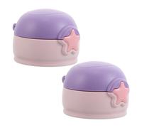 Generico 2 Pezzi Tappo di Ricambio per Cannuccia Isolante per per Borraccia Sportiva Tappo per Bottiglia A Vite Tappo per Cannuccia per Borraccia Tappo A Vite per Borraccia Tappo per