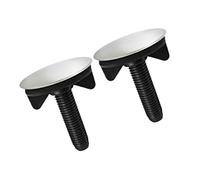 Generico 2 Pezzi Tappo per Foro Rubinetto in Acciaio Inox e PP Copriforo per Lavello Cucina Tappo Vasca per Scarico Lavandino Facile da Installare e Rimuovere