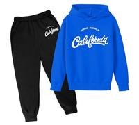 Generico 2 Pezzi Tuta Bambini 2025 Casual Pullover Felpa Ragazzi E Pantaloni Da Jogging Top Kids Ragazze Abbigliamento Set Inverno Per Sportiva