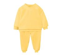 Generico 2 Pezzi Unisex Set di Felpe Felpata Jogging Ginnastica Bambini Inverno Felpa Top E Pantaloni Kids con Cappuccio Abbigliamento per Ragazzo Tute Sportive 2-14 Anni