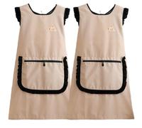 Generico 2 Pezzi Universal Grembiule da Lavoro Grembiule Pulizie Grembiule Scuola Infanzia per Cottura Giardinaggio Pittura BBQ Bar Panettiera,One Size