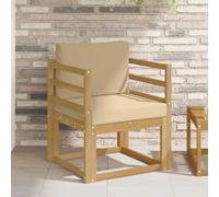 Generico 2 Pezzo Set di divani da Esterno Poliestere Bianco e Beige,Mobili da Giardino,Mobili e sedie da Giardino,unità per Divano componibile da esterno-3438962