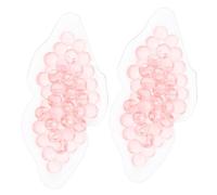 Generico 2 Pz Bende Sugli Occhi Caldi e Freddi Maschere Per Gli Occhi Gonfi Freddo Labbro Addormentato Cerotti Facciale Scrubber Occhio Per Dormire Adesivi Cura Della Pelle Tampone Tpu Rosa