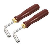 Generico 2 Pz Chiave speciale per salterio accordatore per basso chiave del tamburo kit Chiave per corde Chiave per dulcimer strumento di accordatura professionale accordatura in salterio