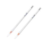 Generico 2 Pz matita per gli occhi matita per sopracciglia tatuaggio matita eyeliner illuminante matita microblading sopracciglia long lasting eye pencil illuminante per il trucco bianca