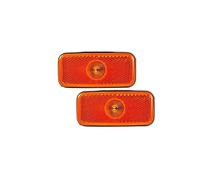 Generico 2 Pz Per Ford Per Transit MK6 2006-2013 Per MK7 2000-2006 Indicatore Laterale Della Lampada Luce Del Riflettore Lente Arancione Copertura Indicatori Di Direzione Freccia Laterale