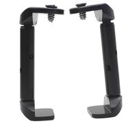 Generico 2 Pz strumenti sintonizzatori per violino musicale violino muto kit accessori Accessori per viti della mentoniera morsetto Metallo Black