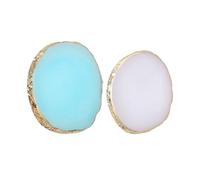 Generico 2 Pz Tavolozza per unghie piastre per unghie per nail art spingi cuticole clipper Palette per unghie Gel smalti pallet smalto per unghie in gel tavolozza smalto per unghie resina