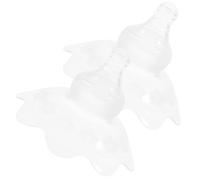 Generico 2 Pz Tazze Da Allattamento Protettore Protettivo Biberon Portantina Per Bebè Scudo Per L'allattamento Forniture Infermieristiche Transparent Gel Di Silice