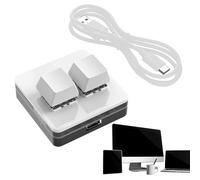 Generico 2 Tasti Tastiera,Copia e incolla tastiera mini USB - Tastiere meccaniche per PC da gioco, design ergonomico Tastiera USB retroilluminata RGB universale per viaggi, scuola, casa