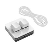 Generico 2 Tasti Tastiera,Mini tastiera USB con tasti copia e incolla - Tastiere meccaniche per PC da gioco, design ergonomico Tastiera USB retroilluminata RGB universale per viaggi, scuola, casa