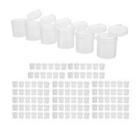 Generico 20 Pezzi Contenitori per Vernice Collegati a 6 Scomparti da 15ml in PE per Pittura a Base di Acrilato e Acquerello, Facili da Distribuire per Progetti DIY e Lezioni di Gruppo