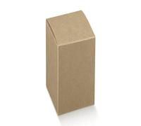 Generico 20 PZ Avana 8x8x18 cm Scatola per BOMBONIERA Pieghevole