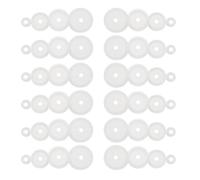 Generico 200 Pezzi Tappo per Contenitore con Chiusura Automatica, Prevenzione Perdite, Materiale Plastico 2,70x1,70x1,00 Cm, Foro da 4,4mm, Riutilizzabile per Assistenza Domiciliare e