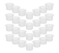 Generico 200 Pezzi Tappo Rotondo in Plastica 18mm 28 Denti, Tappi Riutilizzabili per Bottiglie e Vasi, Design Incassato Morbido per Aromaterapia, per Viaggi e Camere da Letto