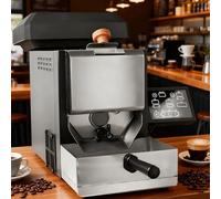 Generico 200g Tostatrice Elettrica Per Caffè Con Display Digitale, Tostatura A Tamburo Senza Fumo, Vassoio Per Chicchi Di Caffè E Filtro Per Il Fumo, Modalità Automatica/Manuale/Supportata