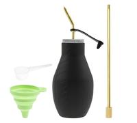 Generico 200ml Powder Atomizer Sprayer With Funnel Nozzle Cap - Diatomaceous Earth Handheld Duster | Leak-Proof Powder Sprinkler For Garden & Home, Manual Hand-Pump Applicator For Fine Powders