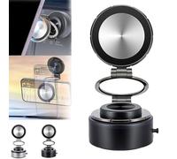 Generico 2024 New Electric Vacuum Magnetic Suction Car Phone Mount, Adsorption Car Mobile Phone Holder, 360 Degree Adjustable Hands-Free Magnetic Cell Phone Holder (black)