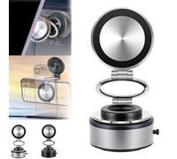 Generico 2024 New Electric Vacuum Magnetic Suction Car Phone Mount, Adsorption Car Mobile Phone Holder, 360 Degree Adjustable Hands-Free Magnetic Cell Phone Holder (sliver)