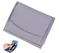 Generico 2024 New Unisex Anti-Credit Card Fraud Folding Mini Wallet,Cute Mini Wallet,Leather Blocking Card Holder Pocket Anti-Credit Card Folding Mini Wallet,for women (Purple,onesize)