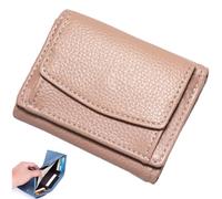 Generico 2024 New Unisex Anti-Credit Card Fraud Folding Mini Wallet,Cute Mini Wallet,Leather Blocking Card Holder Pocket Anti-Credit Card Folding Mini Wallet,for women (Pink,onesize)