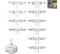 Generico 2025 Creative Floating Floral Arrangement Holder, 2025 Innovative Floating Flower Display Stand, Flower Holder, Floatingpvc Mini Vase for Bowls/Fish Tanks (S,10PCS)