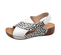 Generico 2025 Donna Sandali Eleganti Con Tacco Alto E Punta Aperta Adjustable Strappo Camminata Vintage Scarpe Spiaggia Moda Infradito Da Mare Sandalo Supporto Arco Plantare Estivi Trekking