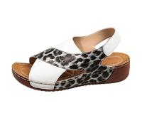Generico 2025 Donna Sandali Eleganti Con Tacco Alto E Punta Aperta Adjustable Strappo Camminata Vintage Scarpe Spiaggia Moda Infradito Da Mare Sandalo Supporto Arco Plantare Estivi Trekking