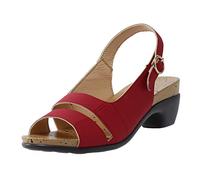 Generico 2025 Donna Sandali Eleganti Morbida Casual Da Spiaggia Con Adjustable Strappo Aperta Sandalo/Punta Chiusa Scarpe Sportivi Antiscivolo Trekking Sandalo Supporto Arco Plantare Estivi