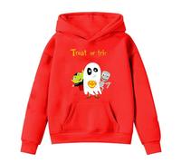 Generico 2025 Felpa con Cappuccio da Ragazza,Felpa Leggera Bambine Top Teenager Classics Sweatshirt Calda per Sportswear Solid Color/Print Comfort e Calore alla 2-13 Anni Invernale