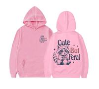 Generico 2025 Felpa con Cappuccio da Ragazza Leggera Bambine Hoodie Autunnale Casual Accogliente Graziosa Divertenti Pullover Felpe per Adolescenti Regalo Tutti I Giorni Usura
