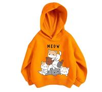 Generico 2025 Felpa con Cappuccio da Ragazza Leggera Bambine per Ragazze Girocollo Accogliente Graziosa Giacca alla Moda Taglia Hoodie Ultra Morbida Oversize Tutti I Giorni Usura