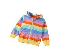Generico 2025 Felpa con Cappuccio da Ragazza Leggera Bambine Top Teenager Classics a Maniche Lunghe Casual Scuola Cappotto per lescenti Regalo 2-13 Anni Invernale