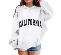 Generico 2025 Felpa con Cappuccio da Ragazza Maniche Lunghe per Bambini Top Teenager Classics a Solid Color/Print Tinta Unita Cerniere Primaverili 2-13 Anni Invernale