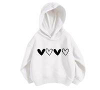 Generico 2025 Felpa con Cappuccio da Ragazza,Morbida Felpe Grafica Hoodie Autunnale Casual Sweatshirt Calda per Sportswear Divertenti Pullover Ultra Morbida Oversize Bambine e Ragazze 4-15 Anni