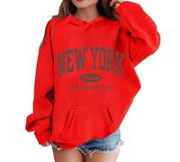 Generico 2025 Felpa con Cappuccio da Ragazza Morbida Felpe Grafica Hoodie Autunnale Casual Sweatshirt Calda per Sportswear Cappotto Homewear Bambini lescenti Regalo Autunno e Inverno