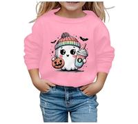 Generico 2025 Felpa Senza Cappuccio da Ragazza,Felpa Invernale Bambini Pullover Cappotto Homewear per Teen's Sweatshirt in Primavera E Autunno Bambine Ragazze 4-15 Anni