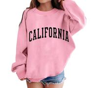 Generico 2025 Felpa Senza Cappuccio da Ragazza Invernale Bambini a Maniche Lunghe Felpe Casual E Comode Teen's Sweatshirt Ultra Morbida Oversize per Tutti I Giorni Usura