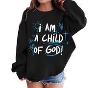 Generico 2025 Felpa Senza Cappuccio da Ragazza,Long Sleeve Sweatshirt Unisex Sportiva Felpe Casual E Comode Teen's Ultra Morbida Oversize per Bambine attività Sportive