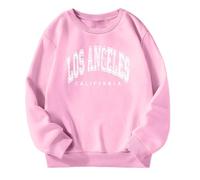 Generico 2025 Felpa Senza Cappuccio da Ragazza Sweatshirt Calda per Sportswear Pullover Top Teenager Classics Teen's Ultra Morbida Oversize Tutti I Giorni Usura