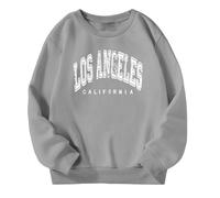 Generico 2025 Felpa Senza Cappuccio da Ragazza Sweatshirt Calda per Sportswear Pullover Top Teenager Classics Teen's Ultra Morbida Oversize Tutti I Giorni Usura
