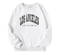 Generico 2025 Felpa Senza Cappuccio da Ragazza Sweatshirt Calda per Sportswear Pullover Top Teenager Classics Teen's Ultra Morbida Oversize Tutti I Giorni Usura