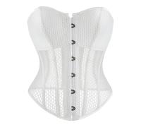 Generico 2025 Halloween Corsetto Donne Bustier Top Dimagrante Eleganta in Pizzo Overbust Nero Lace Up per La Vita Shapewear E Natale Costumi