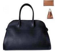 Generico 2025 Leather Tote Bag for Women,Retro Top Handle Bag Trendy Work Bag PU Leather,Large Capacity Luxury Casual Hobo Purse for Women (Black)
